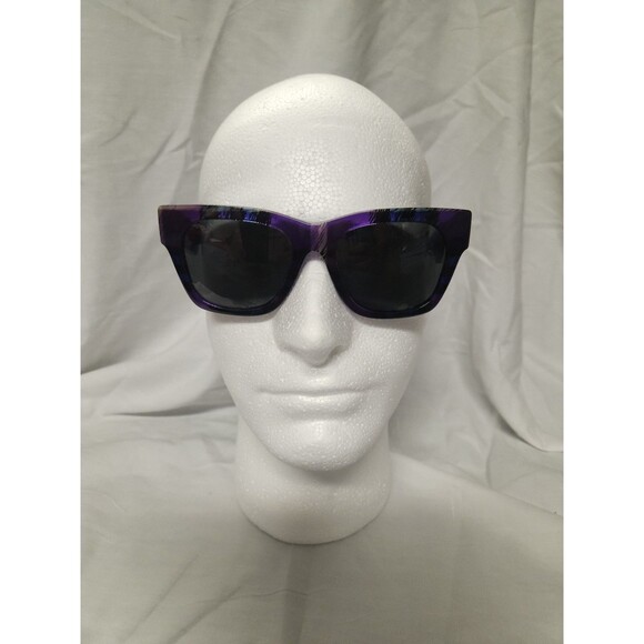 Burberry Accessories - Burberry Cat Eye Women's BE4424 Sunglasses Purple Plaid Frame